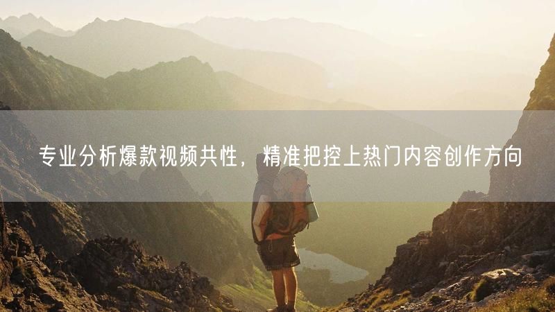 揭秘爆款视频共性，精准把控内容创作热门方向
